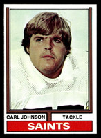 1974 Topps #308 Carl Johnson Near Mint+  ID: 430086