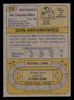 1974 Topps #320 Dan Abramowicz Near Mint+  ID: 430098