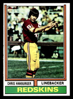 1974 Topps #345 Chris Hanburger Near Mint+ 