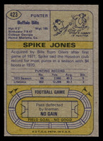 1974 Topps #423 Spike Jones Near Mint 