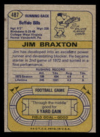 1974 Topps #487 Jim Braxton Near Mint  ID: 430251