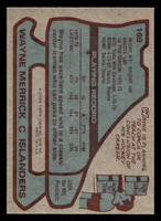 1979-80 Topps #169 Wayne Merrick Near Mint+  ID: 430451