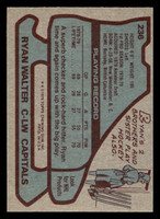 1979-80 Topps #236 Ryan Walter Near Mint+ RC Rookie 