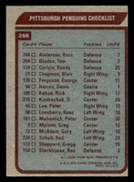 1979-80 Topps #256 Penguins TC Near Mint+  ID: 430538