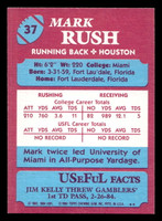 1984 Topps USFL #37 Mark Rush NM-Mint  ID: 430974