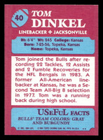 1984 Topps USFL #40 Tom Dinkel NM-Mint  ID: 430977