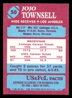 1984 Topps USFL #50 Jo Jo Townsell NM-Mint  ID: 430987