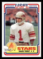 1984 Topps USFL #103 David Trout NM-Mint  ID: 431038