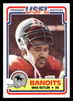 1984 Topps USFL #120 Mike Butler NM-Mint  ID: 431055