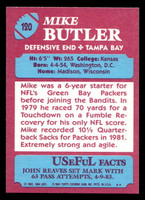 1984 Topps USFL #120 Mike Butler NM-Mint  ID: 431055