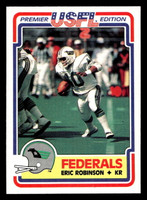 1984 Topps USFL #129 Eric Robinson NM-Mint  ID: 431064