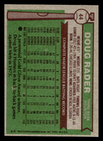 1976 Topps #44 Doug Rader Near Mint 