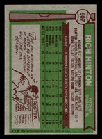 1976 Topps #607 Rich Hinton Near Mint  ID: 431674