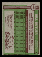 1976 Topps #619 Bill Butler Near Mint  ID: 431686