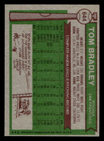 1976 Topps #644 Tom Bradley Near Mint  ID: 431711