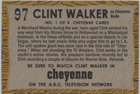 2014 Cards That Never Were By Bob Lemke #97  Cheyenne as Clint Walker  #*sku36332