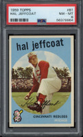 1959 Topps #81 Hal Jeffcoat PSA 8 NM-Mint Redlegs