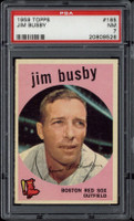 1959 Topps #185 Jim Busby PSA 7 Near Mint Red Sox