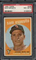 1959 Topps #438 Sam Esposito PSA 8 NM-Mint White Sox