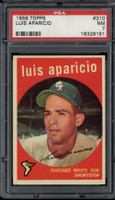 1959 Topps #310 Luis Aparicio PSA 7 Near Mint White Sox
