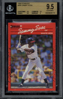 1990 Donruss #489 Sammy Sosa BGS 9.5 Gem Mint White Sox RC ID: 431995