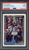 1992-93 Topps #362 Shaquille O'Neal Shaq PSA 9 Mint Magic RC