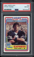 1984 USFL #52 Steve Young PSA 8 NM-Mint Express RC