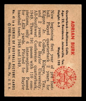 1950 Bowman #41 Adrian Burk Ex-Mint RC Rookie  ID: 436043