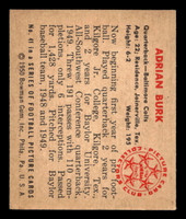 1950 Bowman #41 Adrian Burk Ex-Mint RC Rookie  ID: 436044