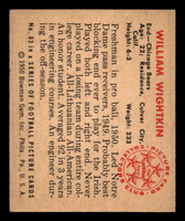 1950 Bowman #63 Bill Wightkin Ex-Mint 