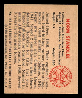 1950 Bowman #143 Norm Standlee Ex-Mint 