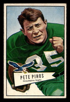 1952 Bowman Small #92 Pete Pihos Very Good 