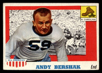 1955 Topps All American #7 Andy Bershak Very Good 