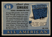 1955 Topps All American #36 Turk Edwards Excellent SP 