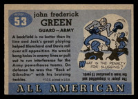 1955 Topps All American #53 Jack Green Near Mint 
