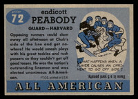 1955 Topps All American #72 Chub Peabody Excellent+ 