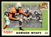 1955 Topps All American #77 Bowden Wyatt Very Good SP  ID: 436338