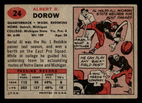 1957 Topps #24 Al Dorow Very Good  ID: 436425