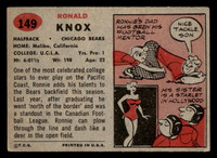 1957 Topps #149 Ronnie Knox DP Excellent RC Rookie  ID: 436466