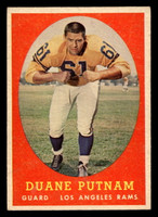 1958 Topps #55 Duane Putnam Excellent+  ID: 436489