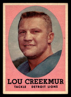 1958 Topps #81 Lou Creekmur Excellent+  ID: 436507