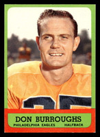 1963 Topps #117 Don Burroughs Ex-Mint SP  ID: 436560