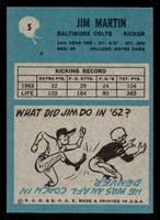 1964 Philadelphia #5 Jim Martin Ex-Mint  ID: 436635