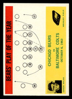 1964 Philadelphia #28 George Halas Bears Play of the Year Excellent+  ID: 436680