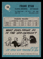 1964 Philadelphia #38 Frank Ryan Ex-Mint  ID: 436695