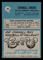 1964 Philadelphia #47 Cornell Green Excellent+ RC Rookie  ID: 436709