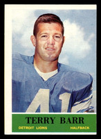 1964 Philadelphia #57 Terry Barr Excellent miscut 