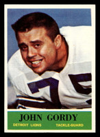 1964 Philadelphia #60 John Gordy Ex-Mint  ID: 436733