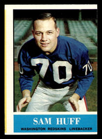 1964 Philadelphia #185 Sam Huff Excellent miscut 