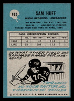 1964 Philadelphia #185 Sam Huff Ex-Mint  ID: 436922